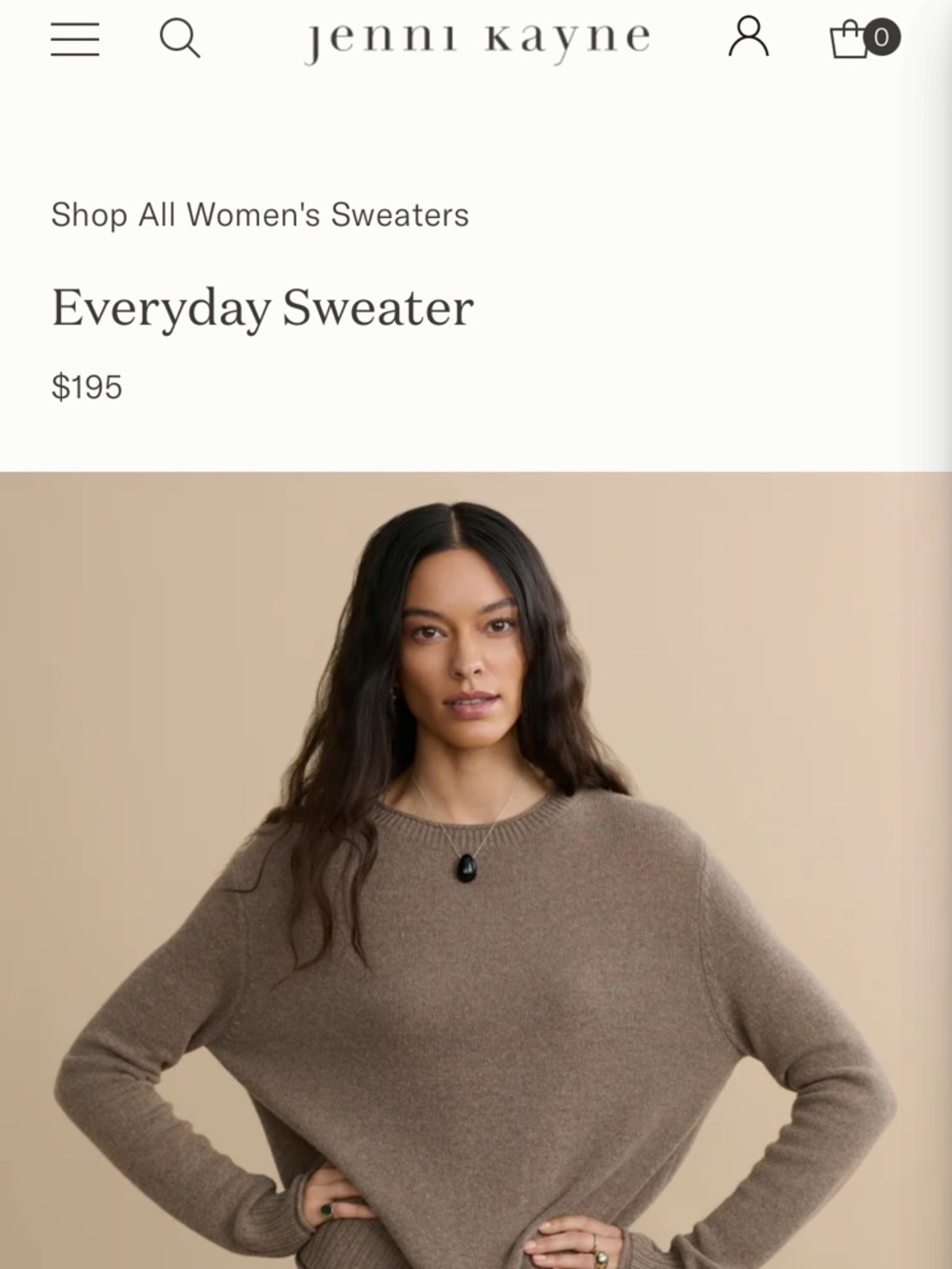 Jenni Kayne Everyday Sweater - XS - Picture 2 of 6